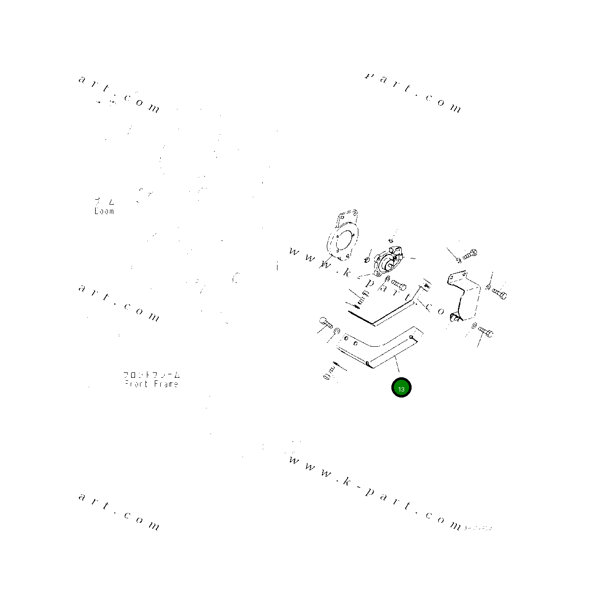 Крышка 425-43-39320 Komatsu