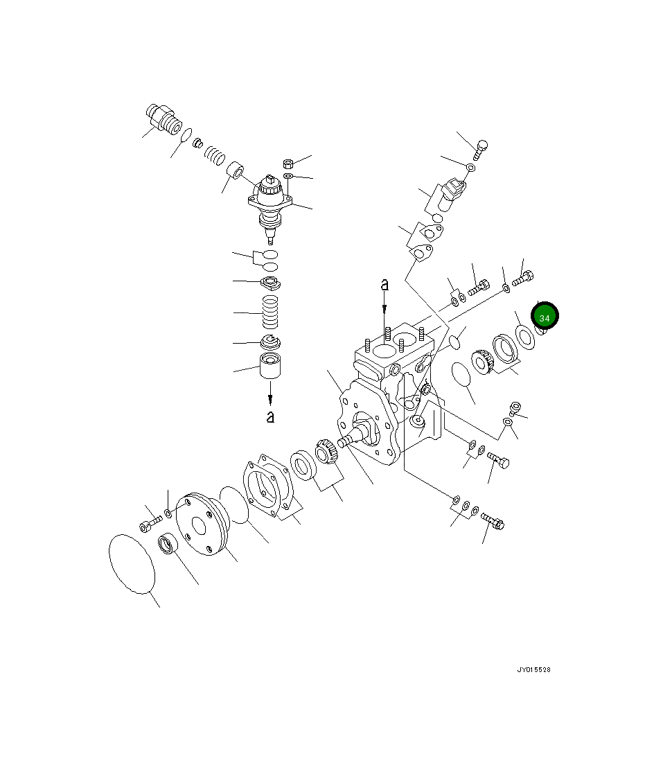 Кольцо ND090207-0100 Komatsu