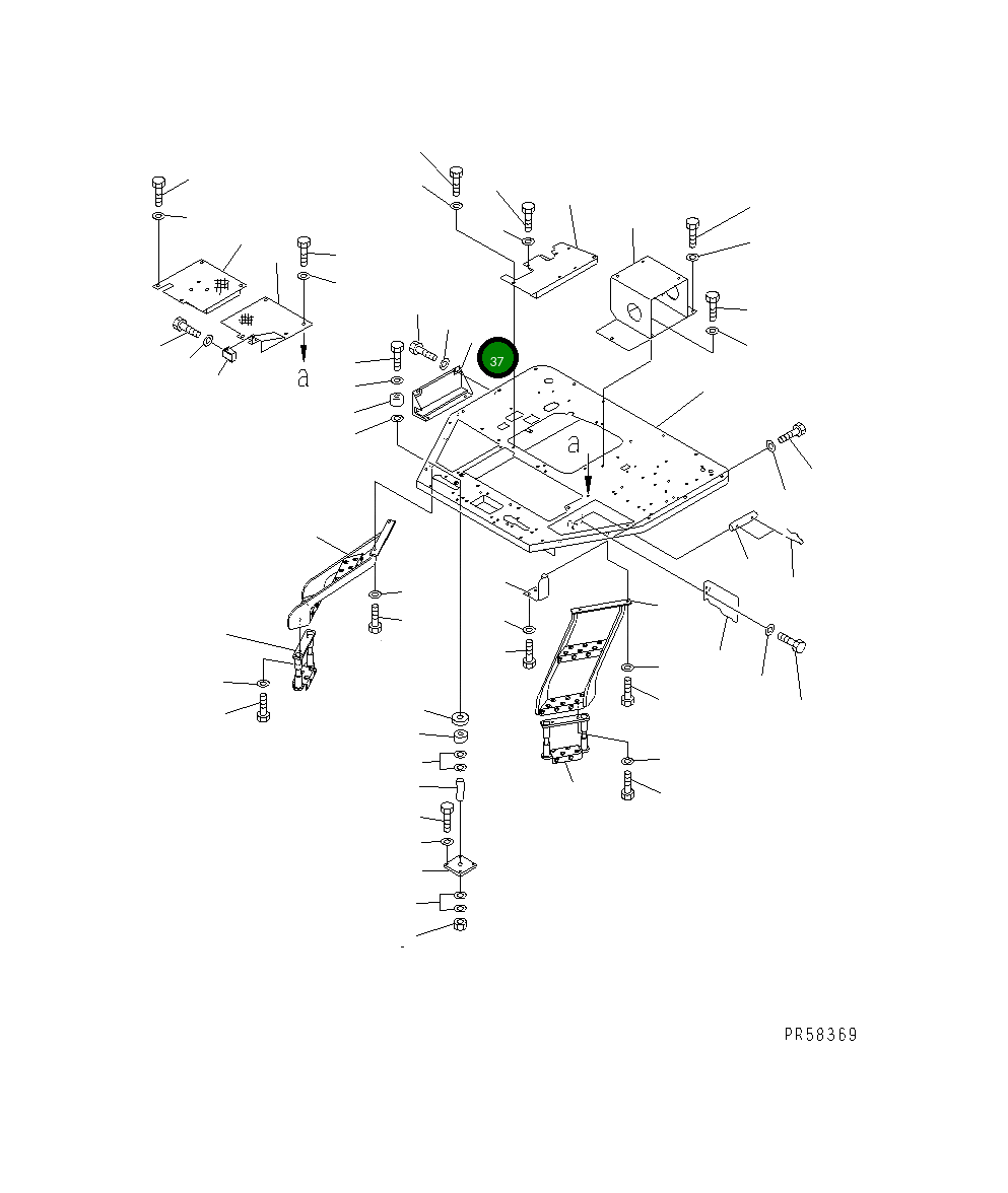 Крышка 234-54-31660 Komatsu