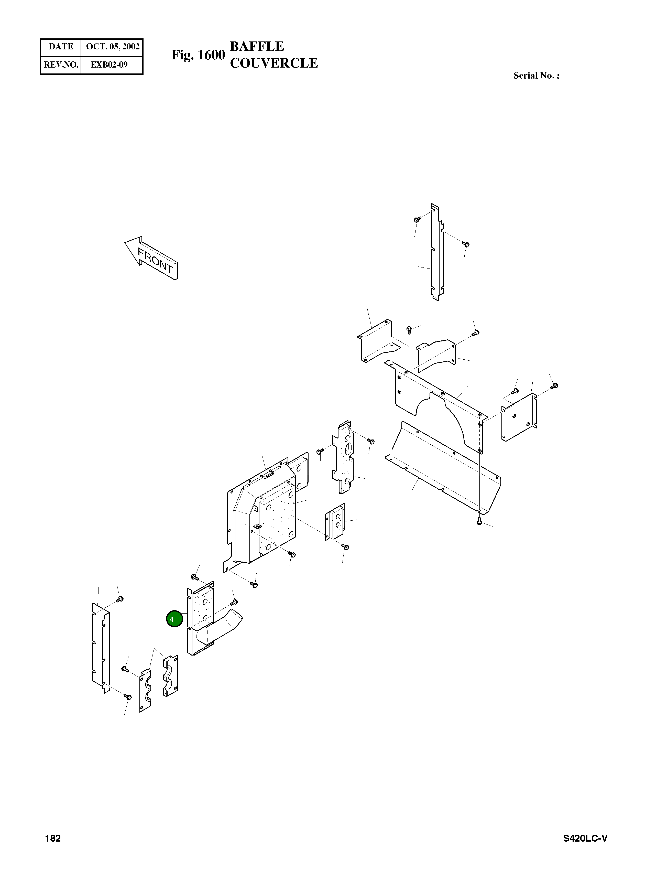 Крышка 621-01751A  Komatsu