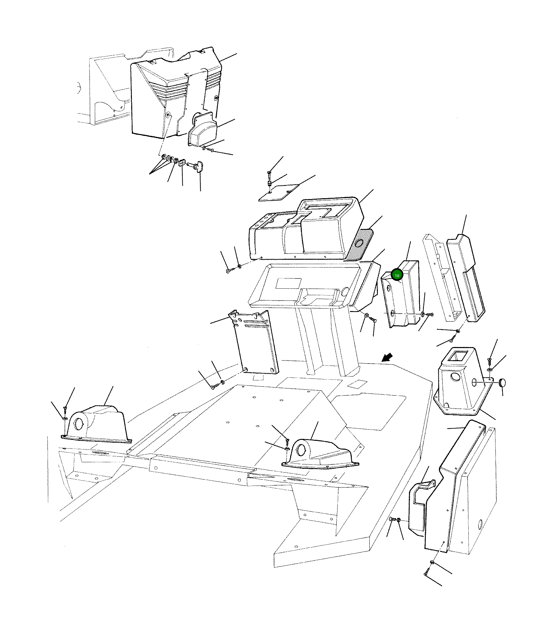 Крышка 360705660  Komatsu