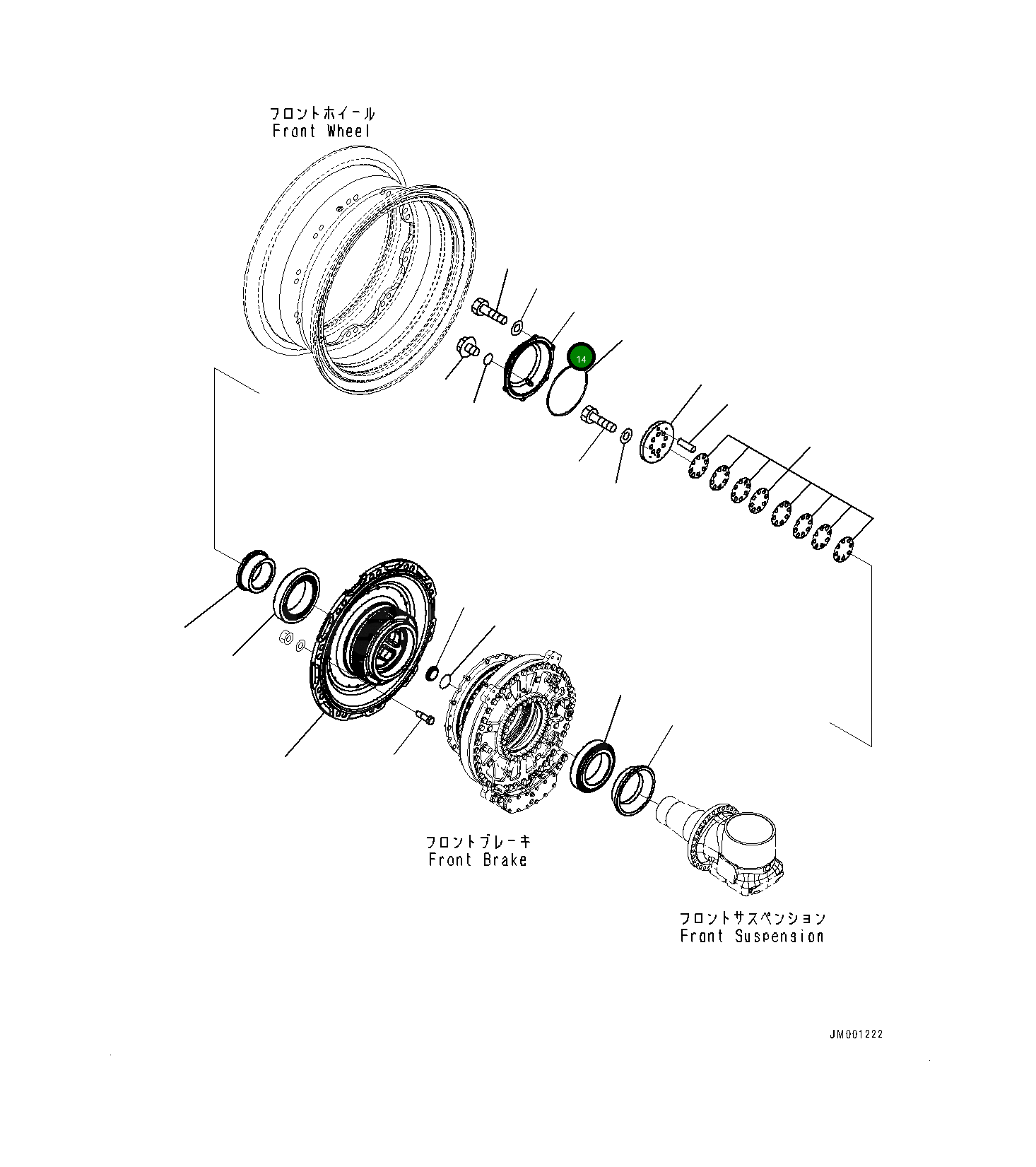 Крышка 561-27-71220 Komatsu