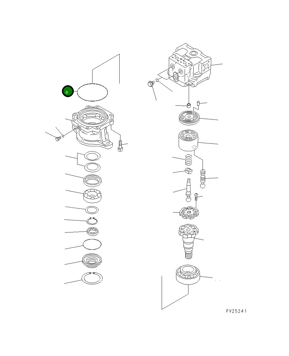 Кольцо уплотнительное (O-Ring) 706-7E-11440  Komatsu