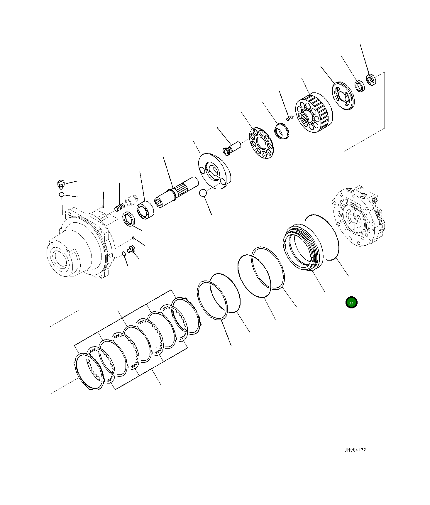 Кольцо уплотнительное (O-Ring) KB95123-26000  Komatsu