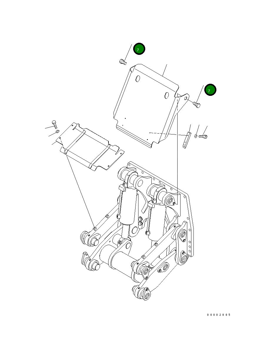 Болт 20K-910-4470 Komatsu
