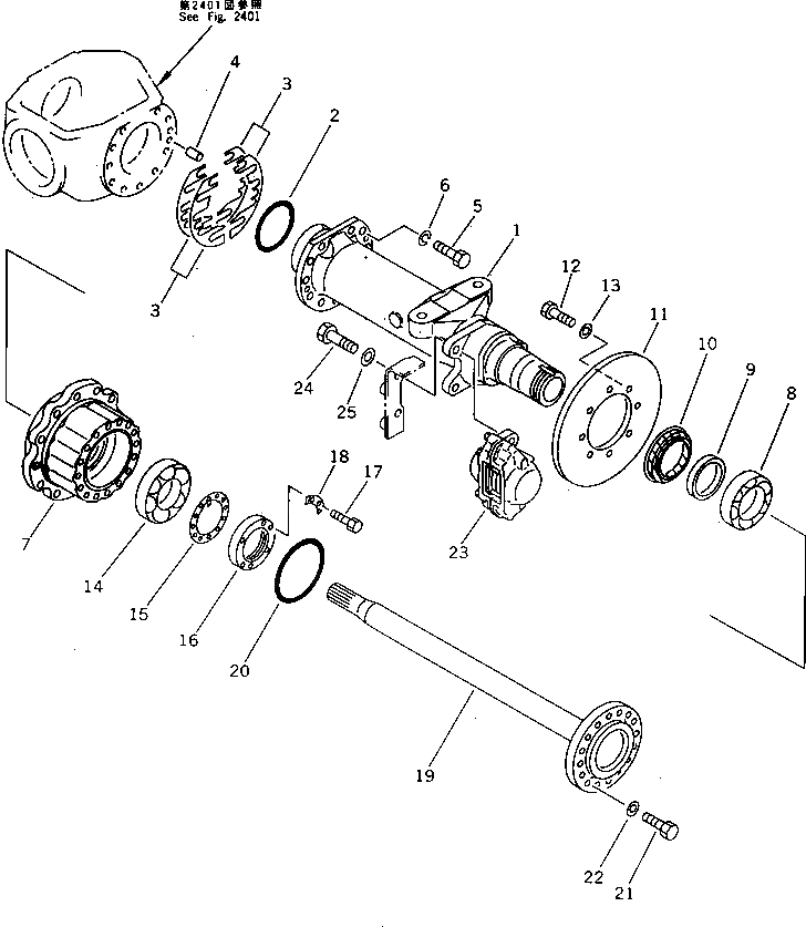 Болт 01090-81450  Komatsu