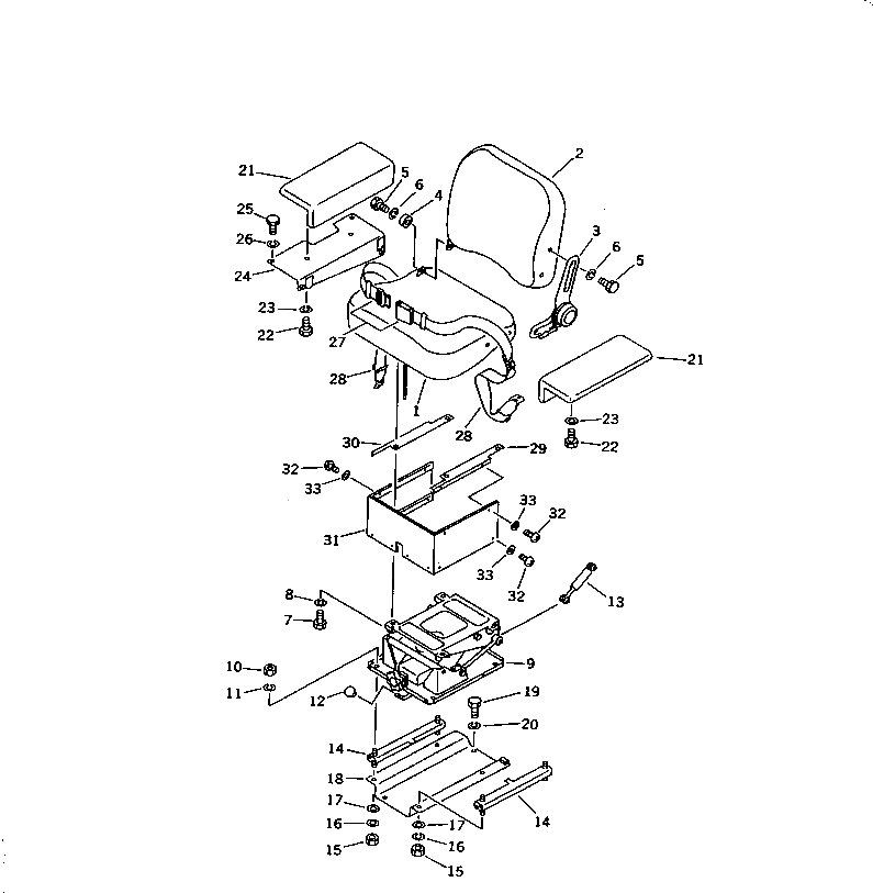 Болт 170-54-32511  Komatsu