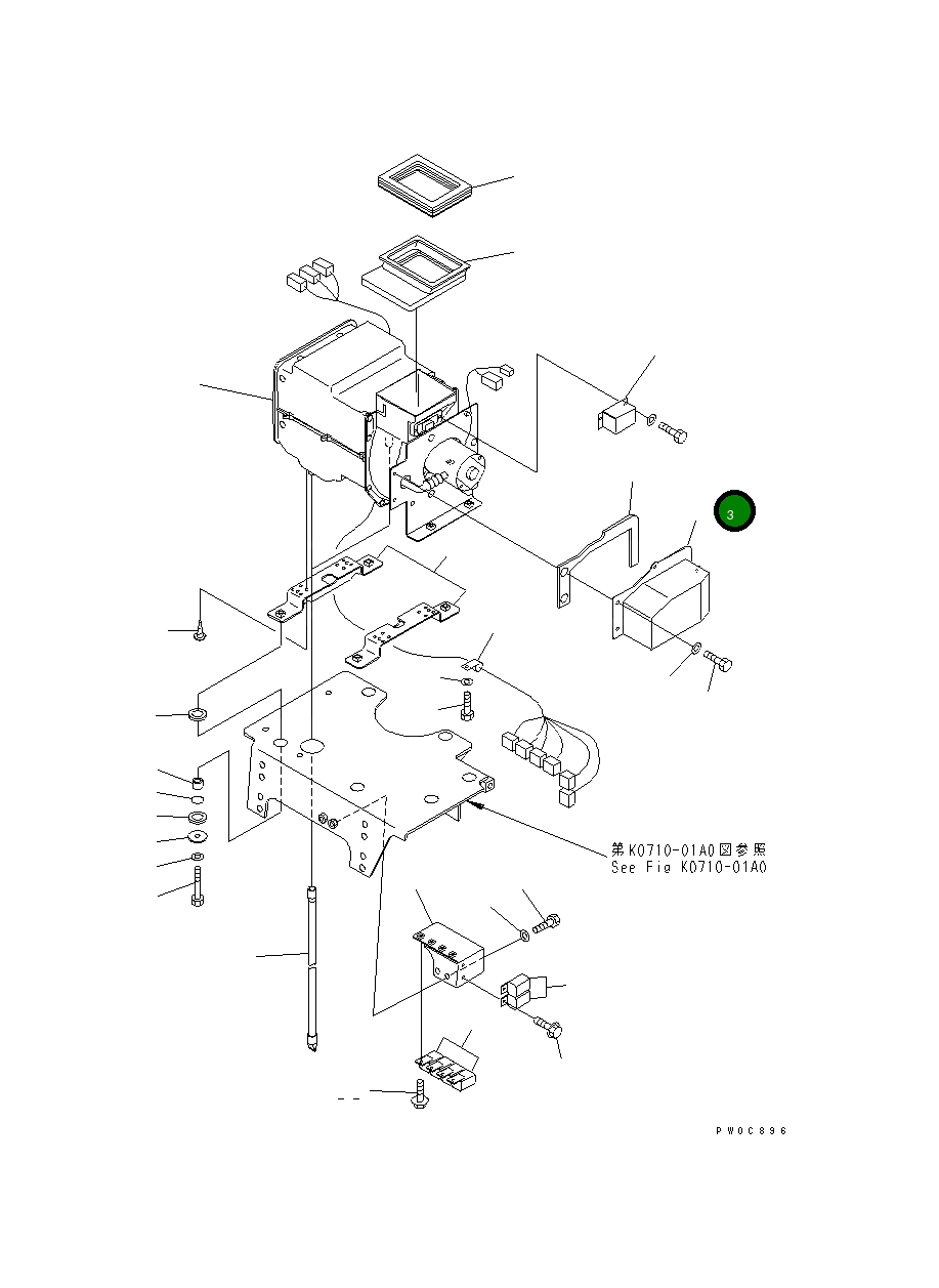 Крышка 11Y-979-4880 Komatsu