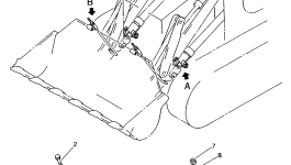 Кронштейн 113-C44-1110 Komatsu