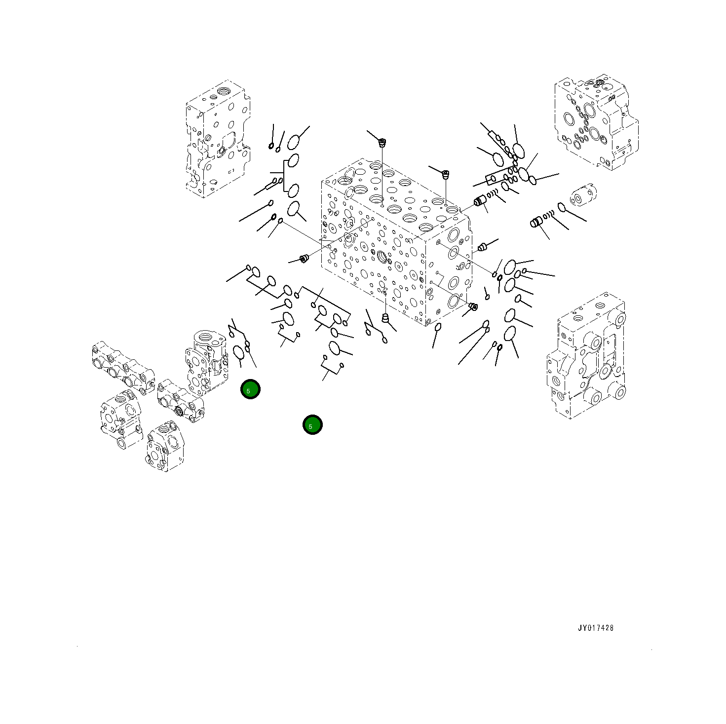 Кольцо уплотнительное (O-Ring) 0700013028 Komatsu