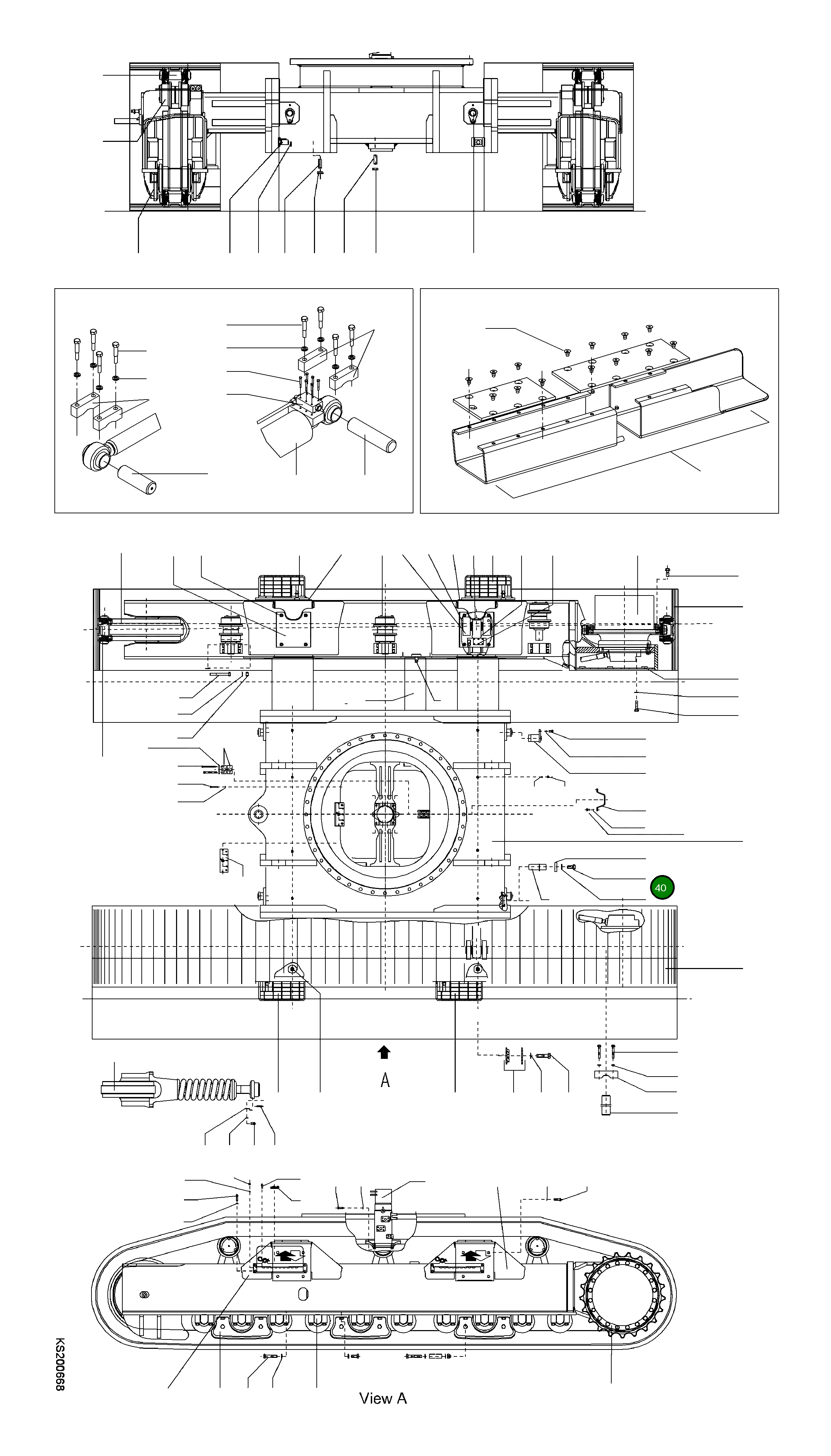 Болт 207-30-KC330 Komatsu
