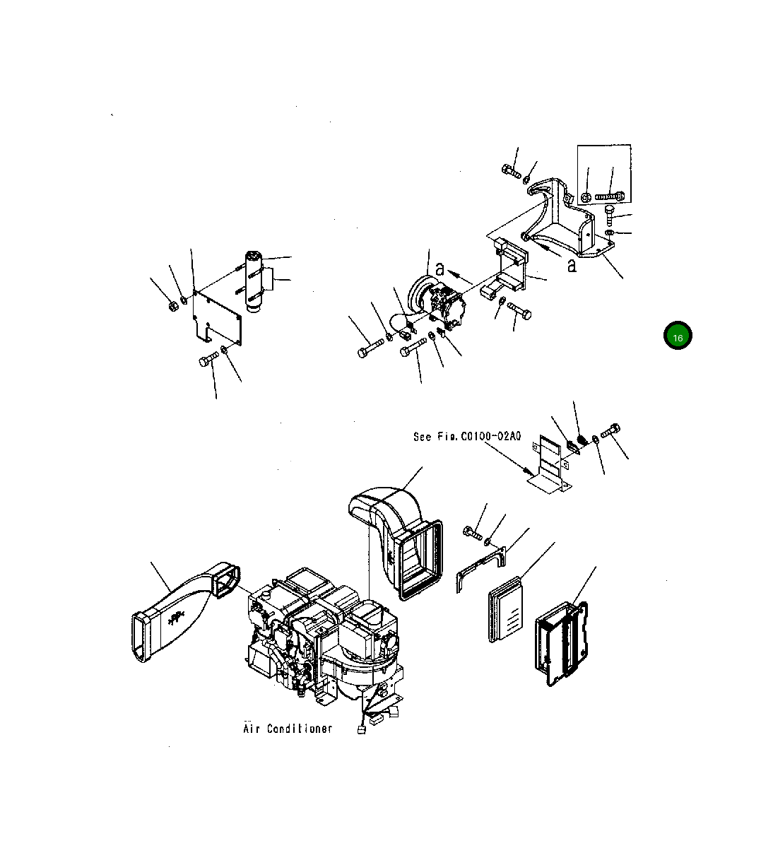 Болт 01017-51430 Komatsu