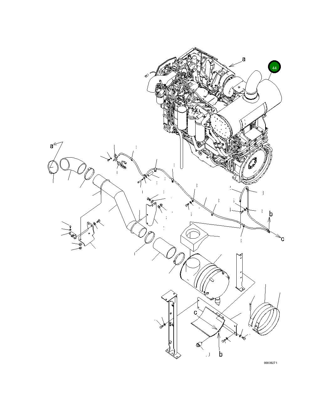 Крышка 21M-01-21960 Komatsu