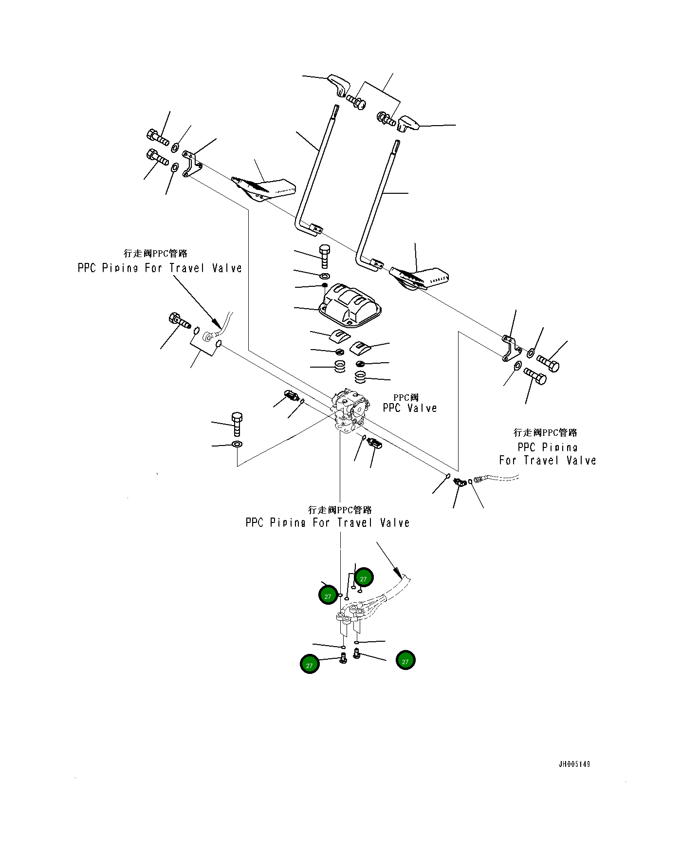 Кольцо уплотнительное (O-Ring) 07002-12015  Komatsu