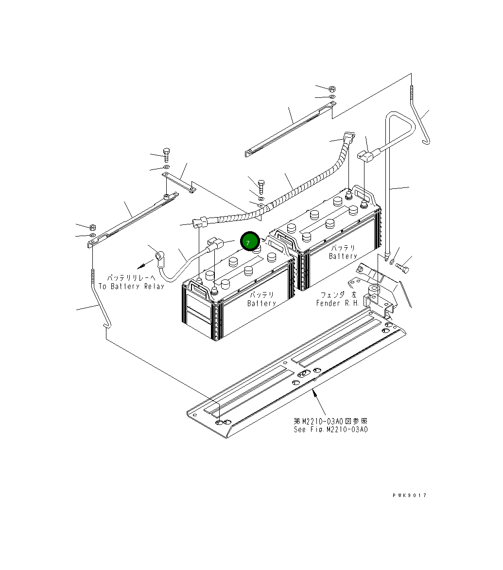 Крышка 21J-06-11570 Komatsu