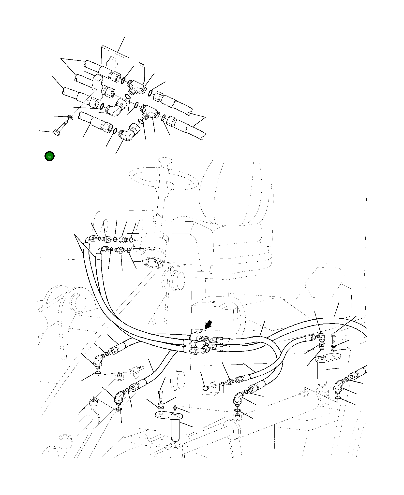 Болт 801014100 Komatsu