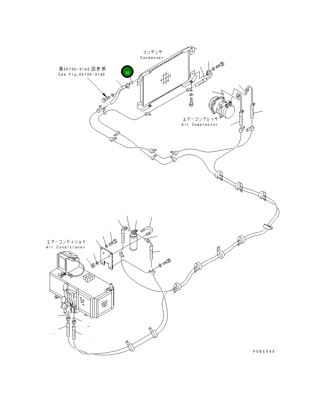 Кольцо уплотнительное (O-Ring) 209-979-7940 Komatsu