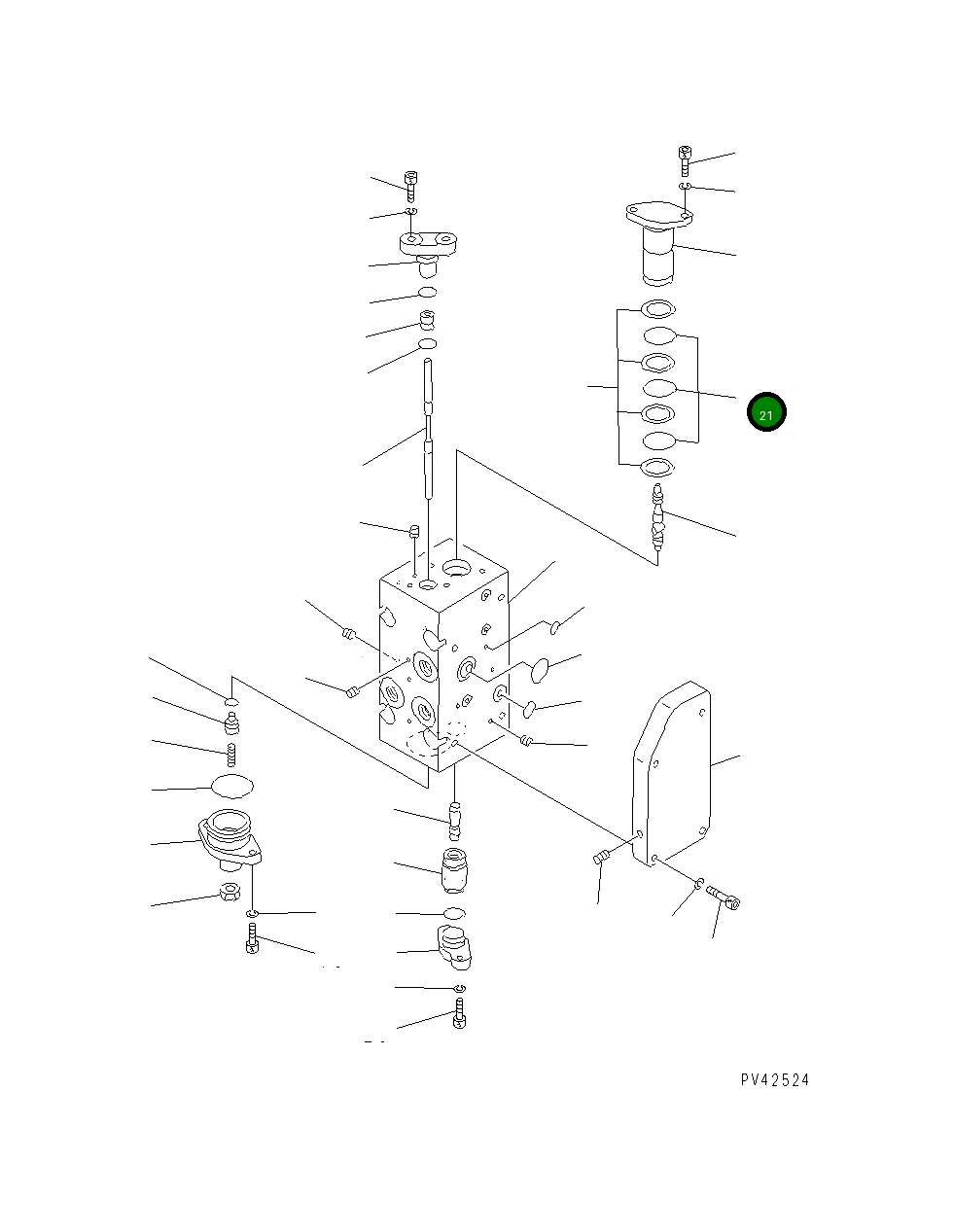 Кольцо уплотнительное (O-Ring) 07000-22021 Komatsu