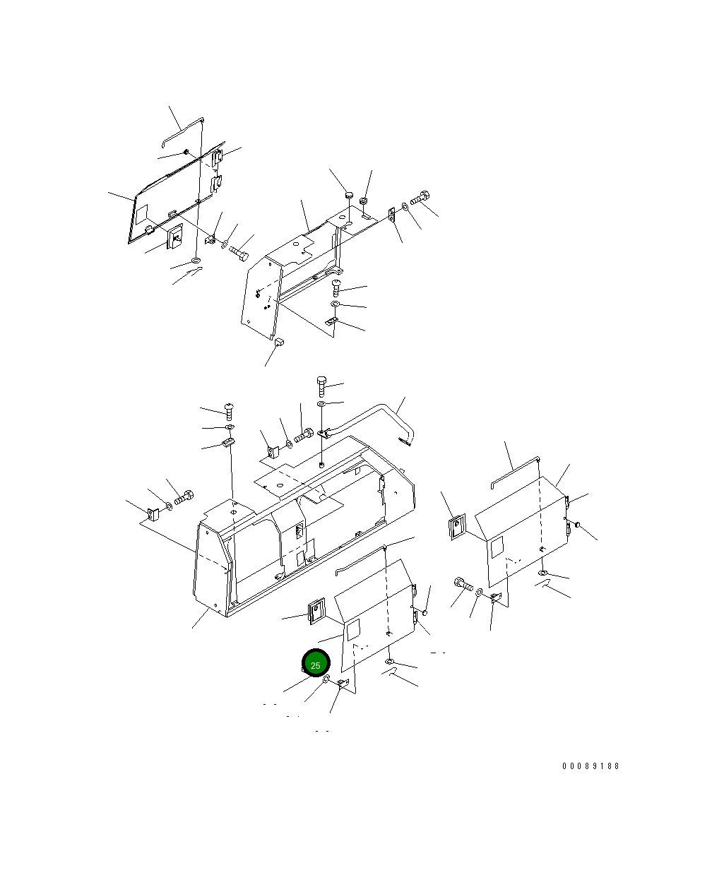 Крышка 14X-54-34240 Komatsu