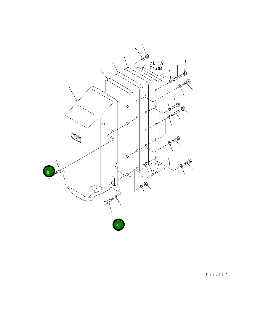 Болт 01011-52415 Komatsu