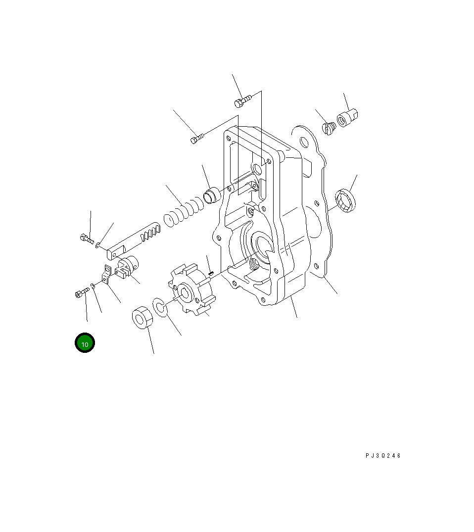 Болт DK159564-4200 Komatsu