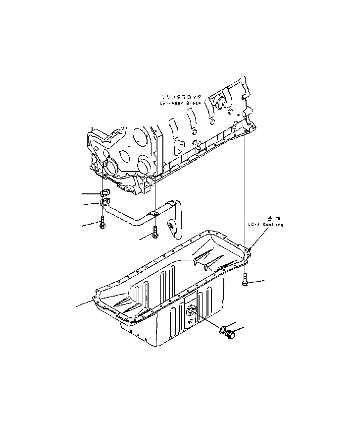 Болт 673221-6610 Komatsu