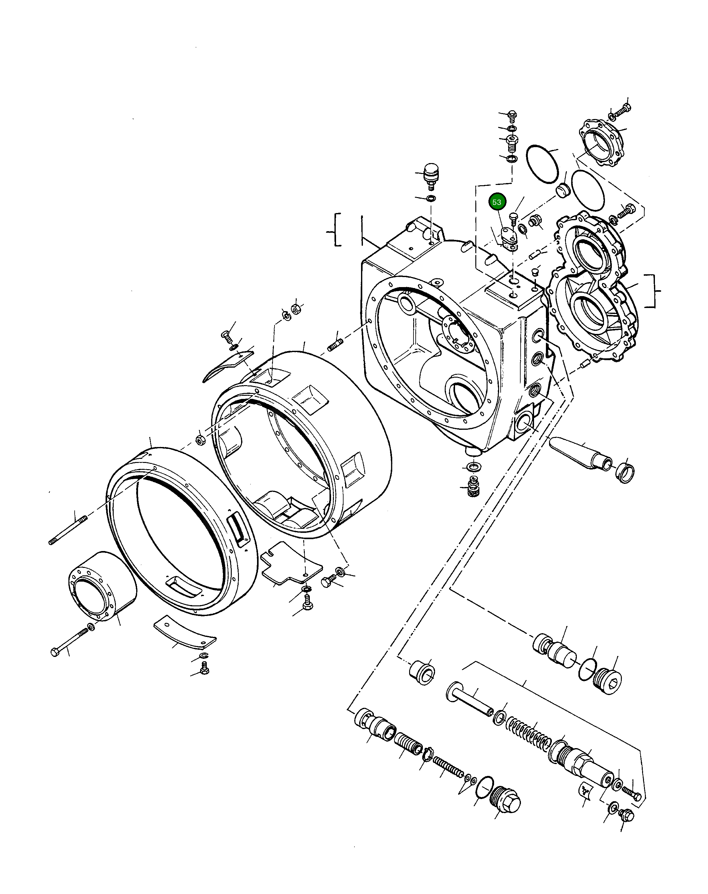 Крышка 2951067M1 Komatsu