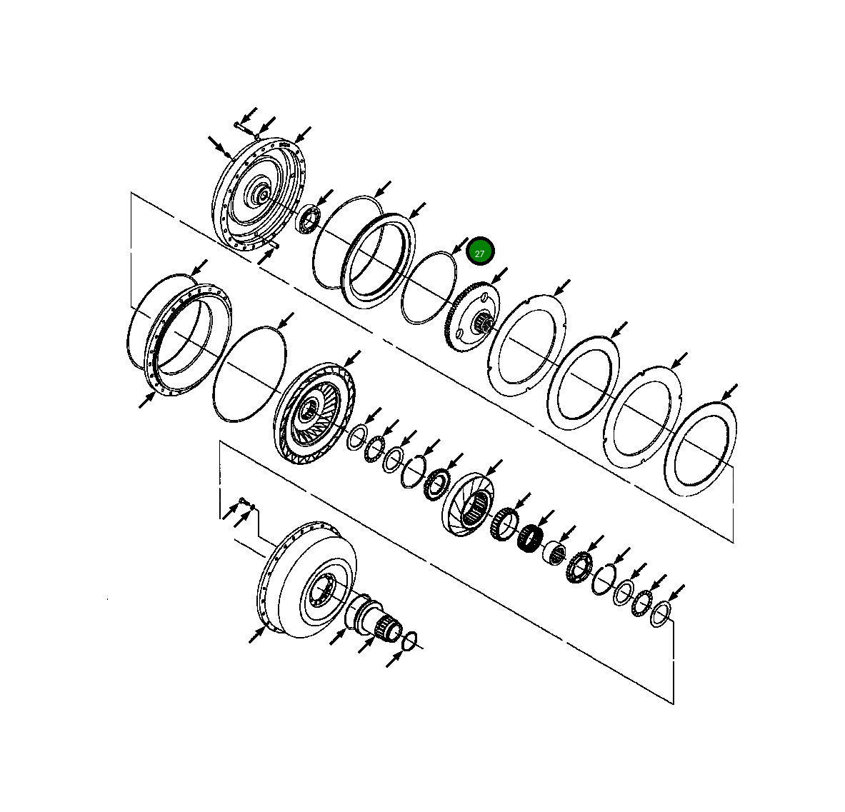 Кольцо уплотнительное (O-Ring) 26 606 R1 Komatsu