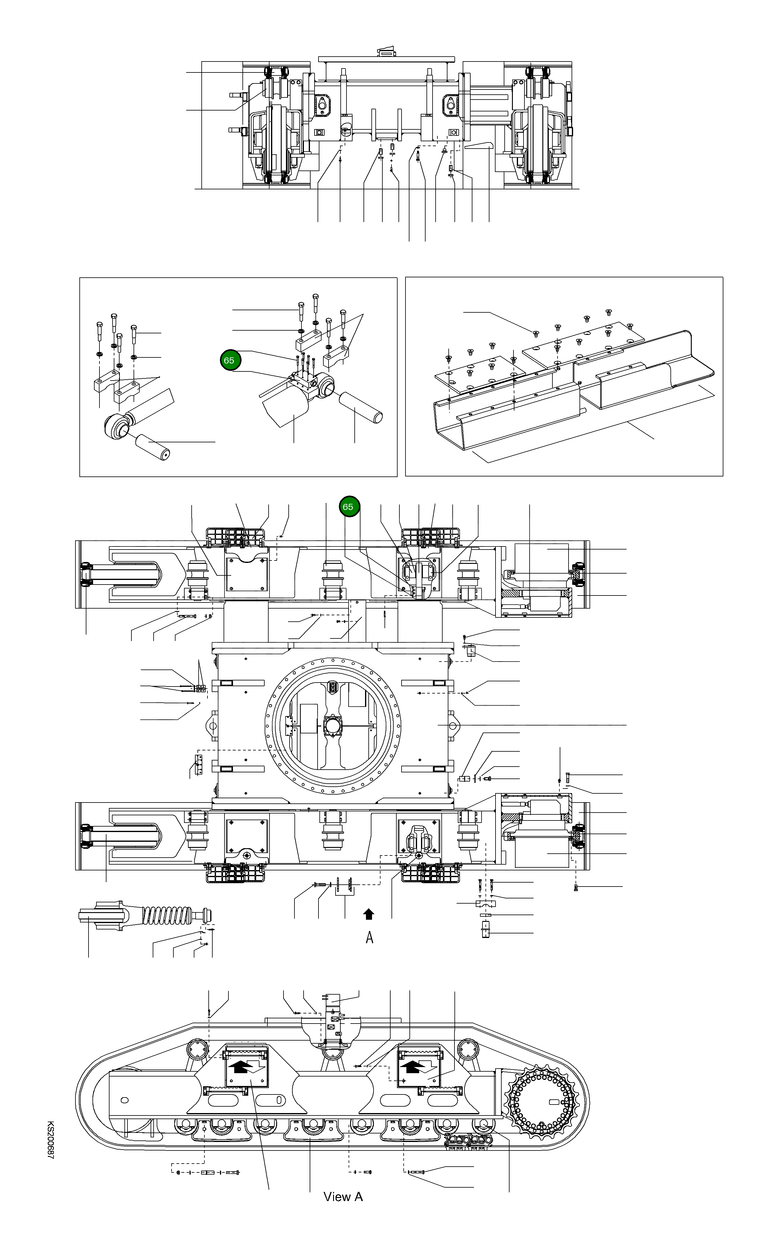 Болт 208-30-KC110 Komatsu
