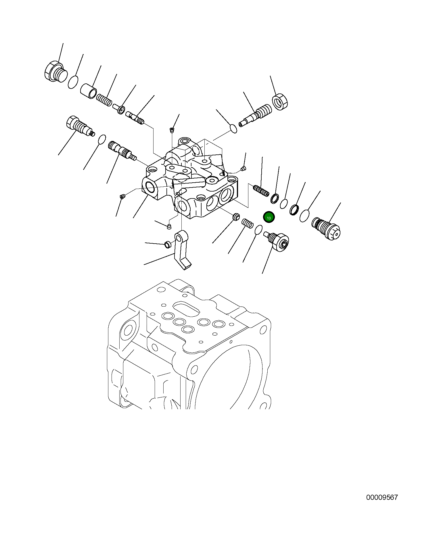 Кольцо уплотнительное (O-Ring) 07000-11006 Komatsu