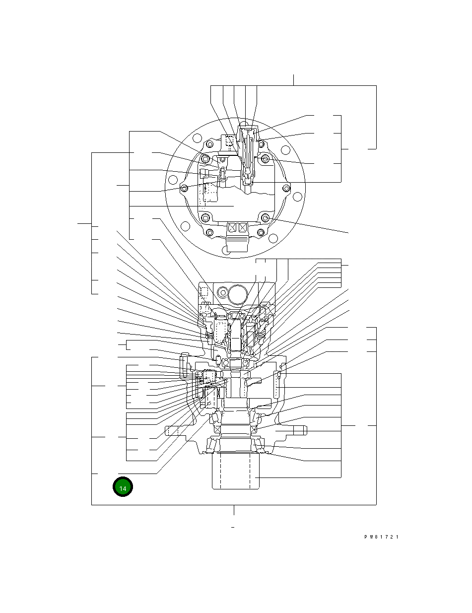 Кольцо YM172425-73520 Komatsu