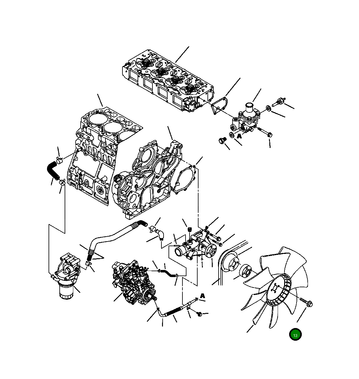 Болт YM26106100702 Komatsu