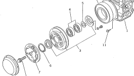 Болт 195-Z11-7370 Komatsu