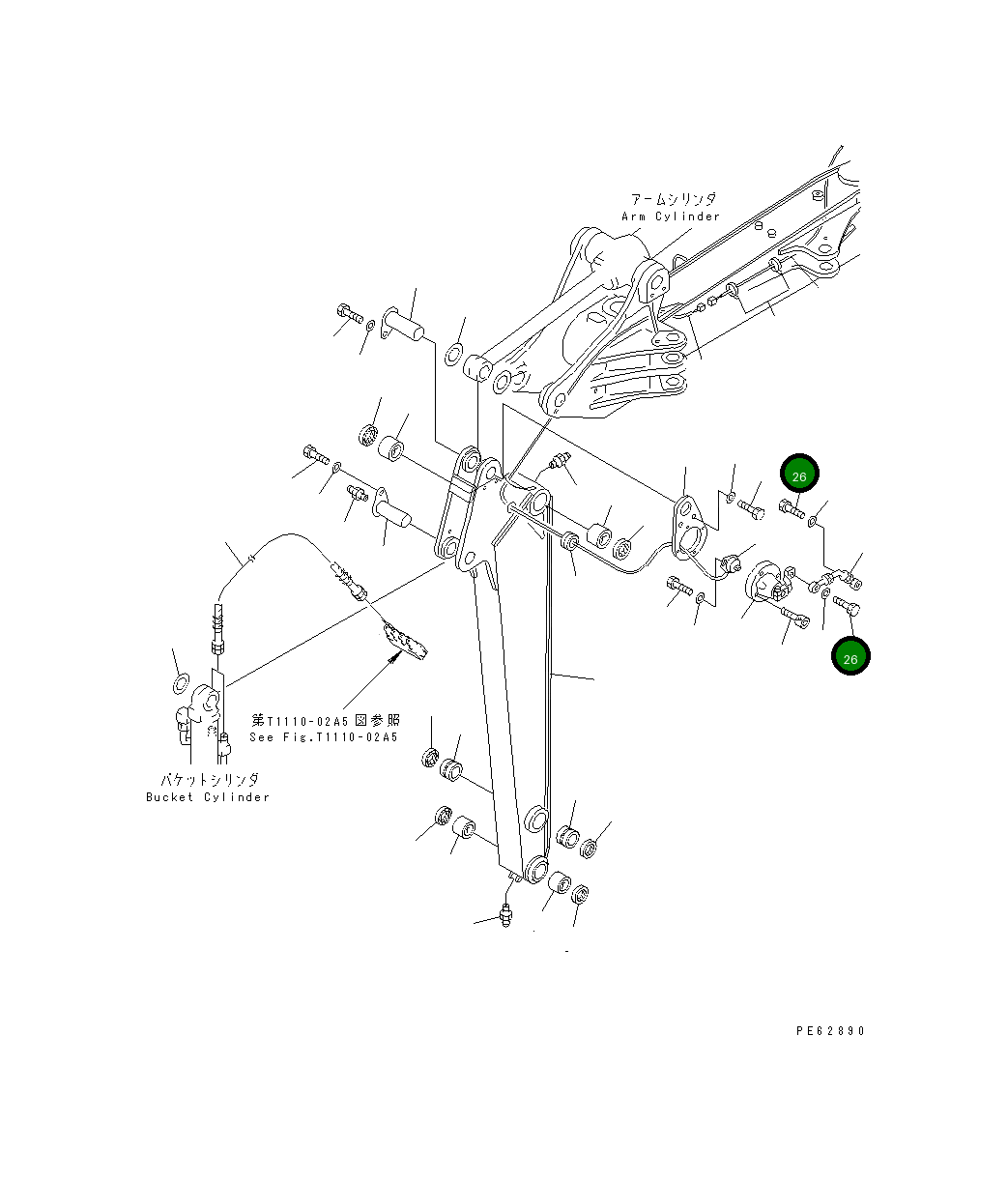 Болт 01010-A1030 Komatsu