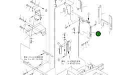 Крышка 20Y-54-27614  Komatsu