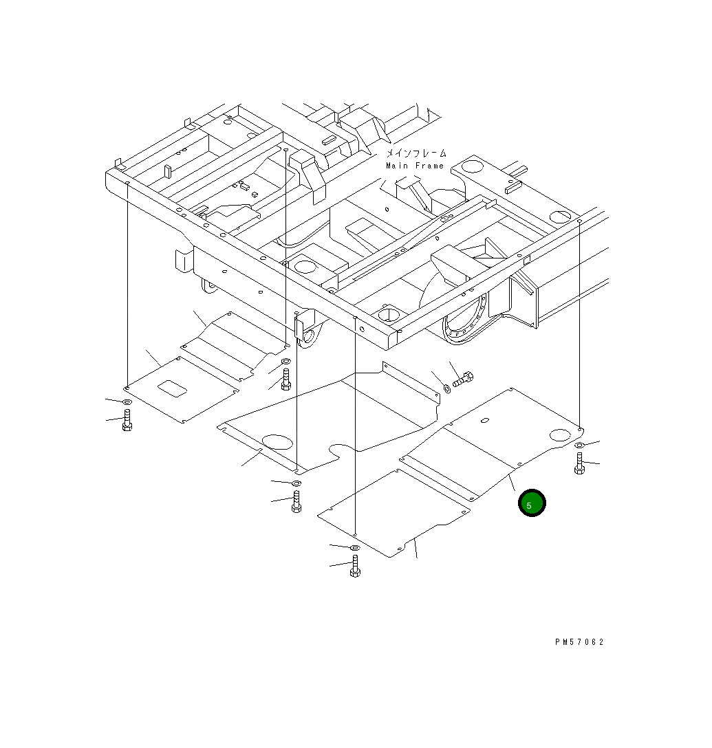 Крышка 277-54-54160 Komatsu