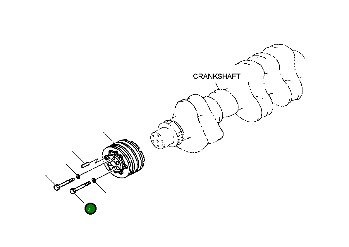 Болт 01051-81635 Komatsu