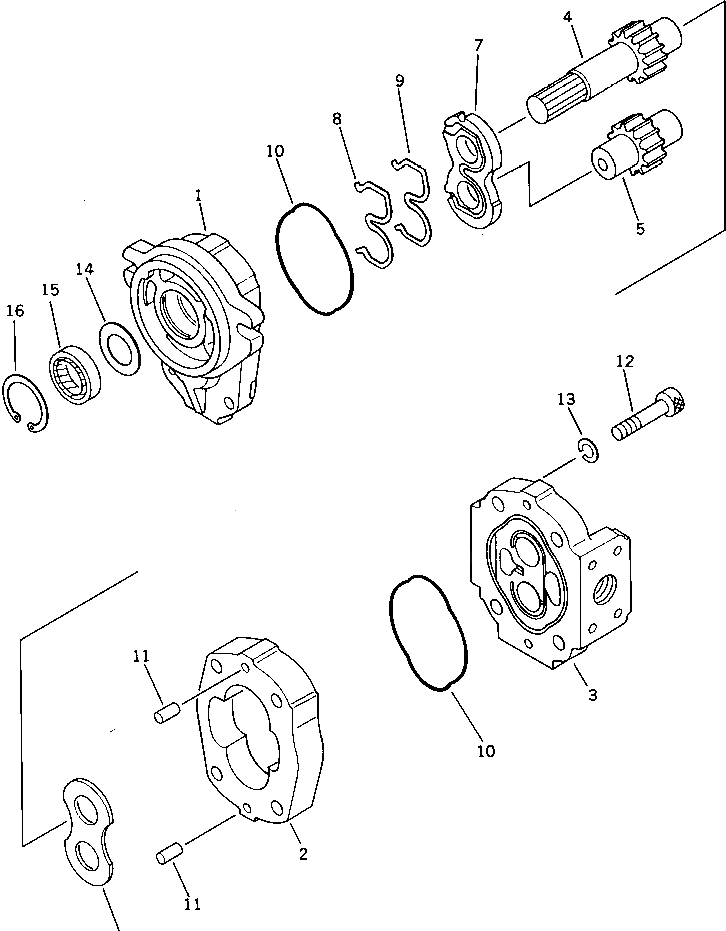 Болт 01252-31050 Komatsu