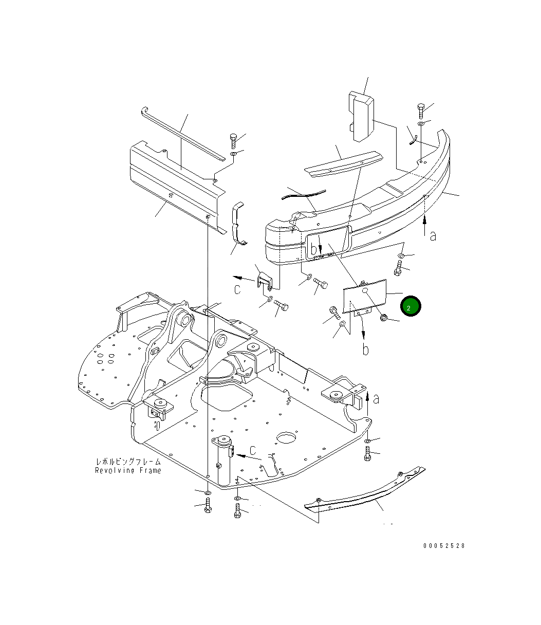 Крышка 20U-54-41331 Komatsu