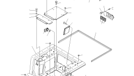 Крышка 195-54-64131 Komatsu