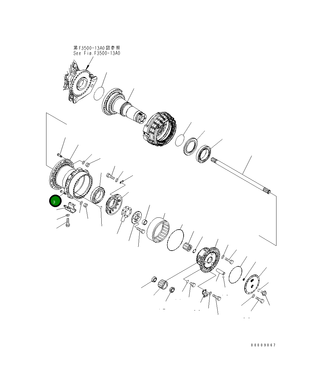 Болт 569-22-72850 Komatsu