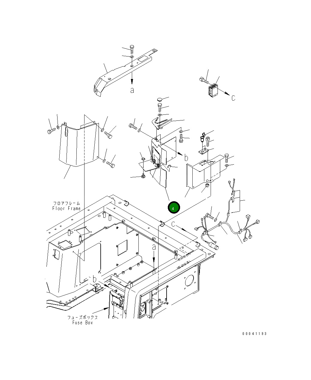Крышка 198-54-75710 Komatsu