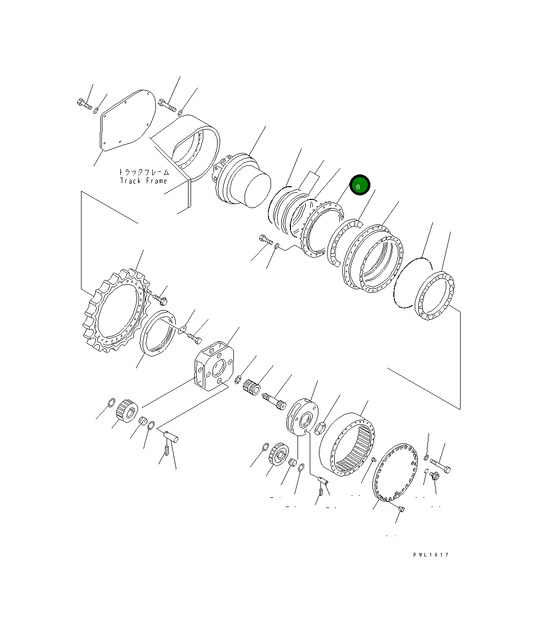 Крышка 208-27-51212 Komatsu