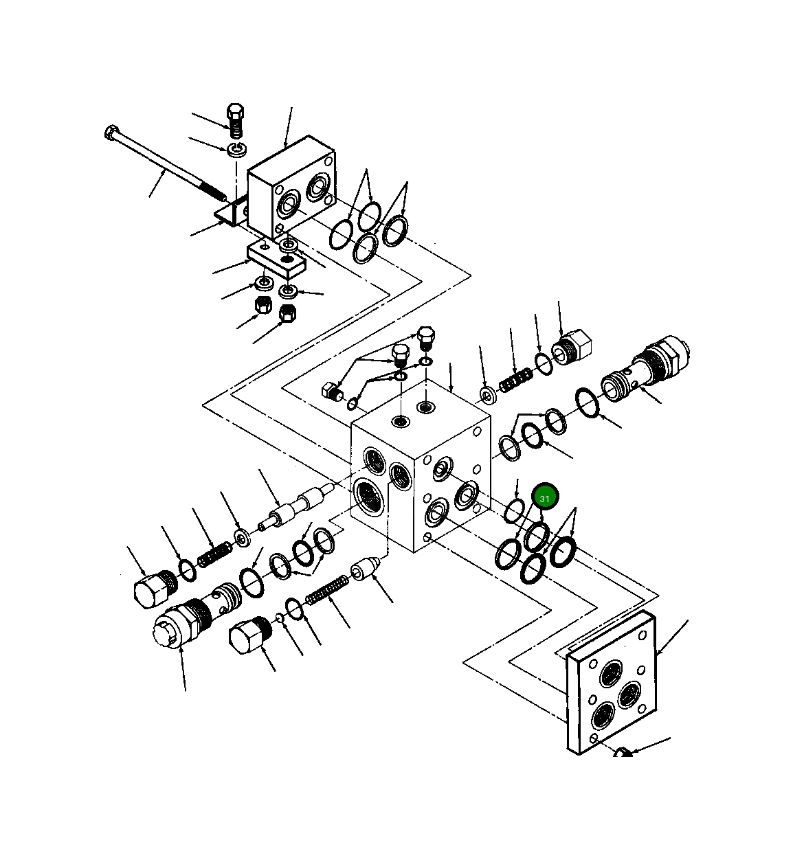 Кольцо уплотнительное (O-Ring) 115 554 H45 Komatsu