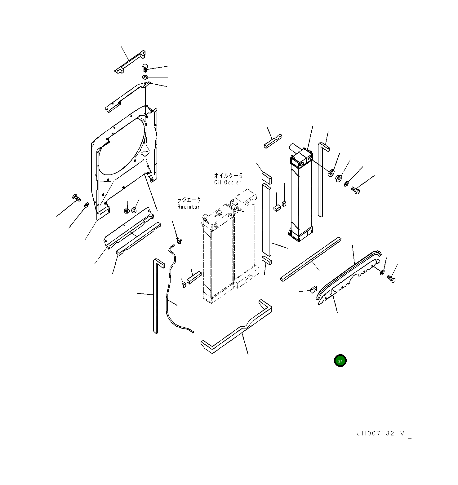 Крышка 20Y0342721  Komatsu