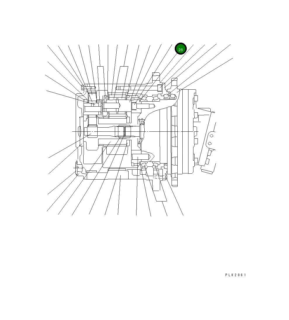 Болт UC3151314040 Komatsu