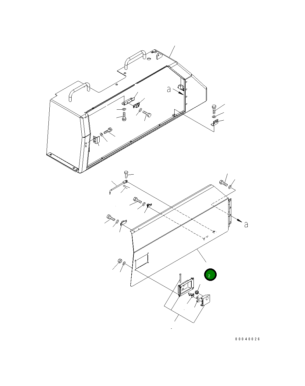 Крышка 154-54-74121 Komatsu