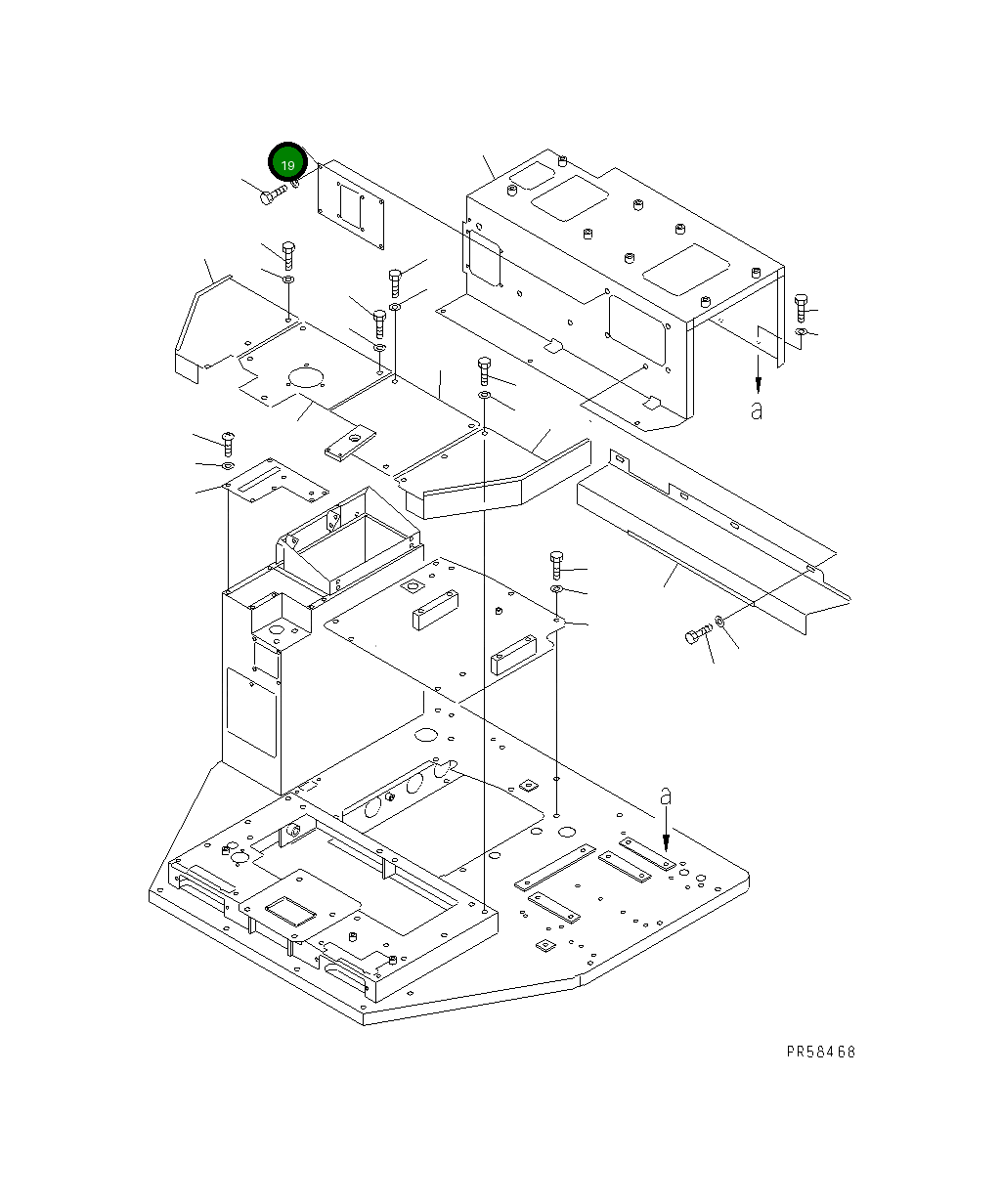 Крышка 234-807-7720 Komatsu