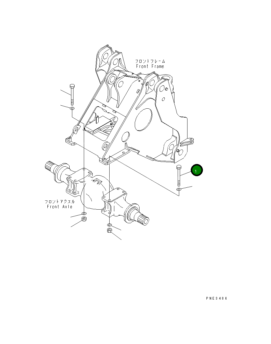 Болт 425-46-31310 Komatsu