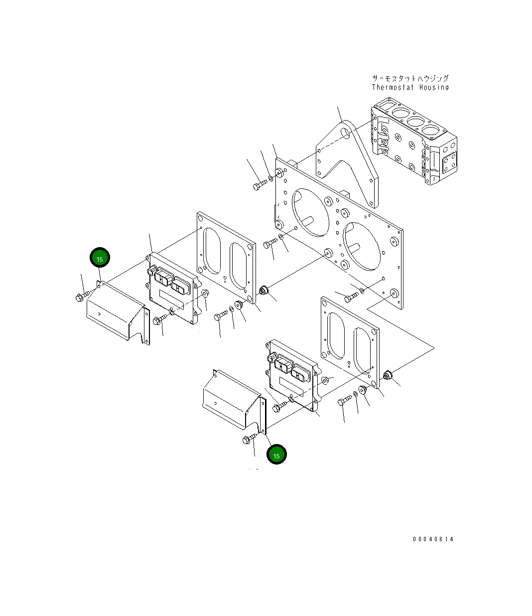 Крышка 6219-81-7430 Komatsu